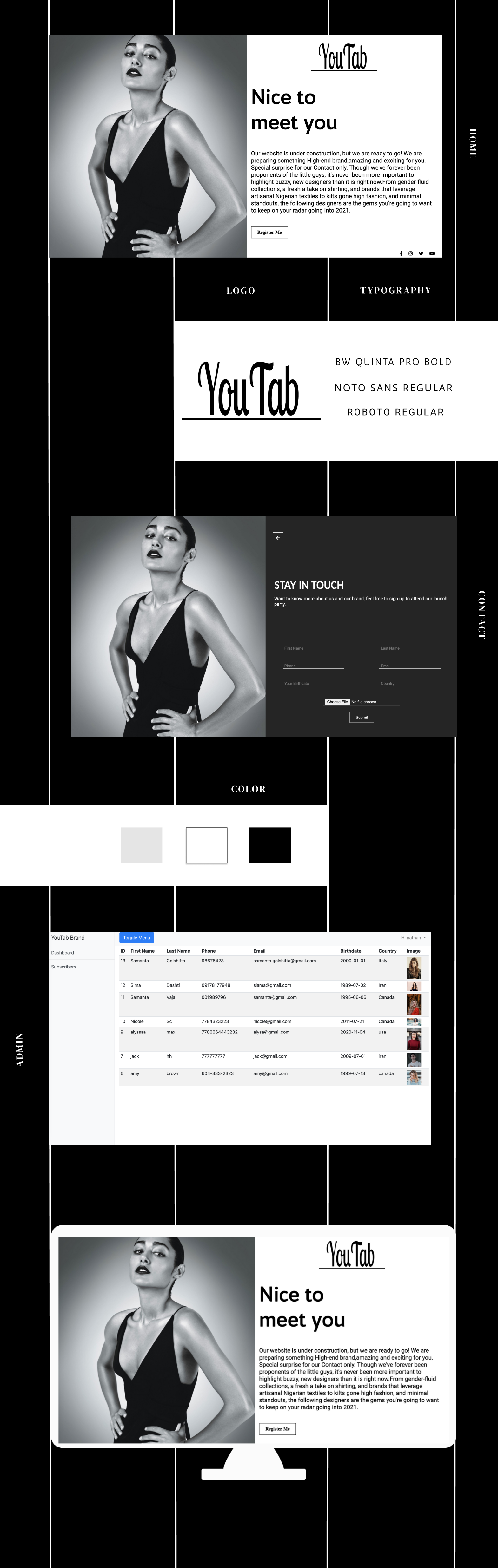 Coming soon landing page